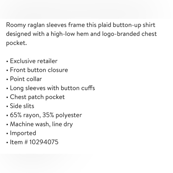 New Urban Outfitters Plaid Flannel Shirt Size Large - Picture 5 of 5